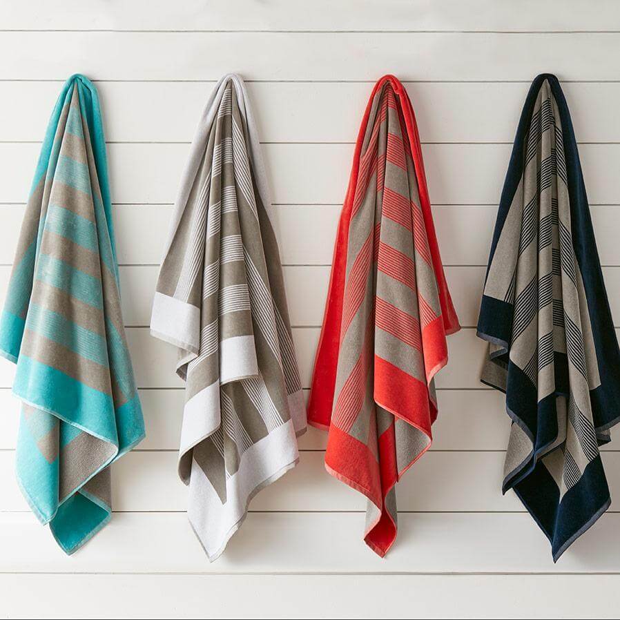 Soleil Stripe Beach Towel