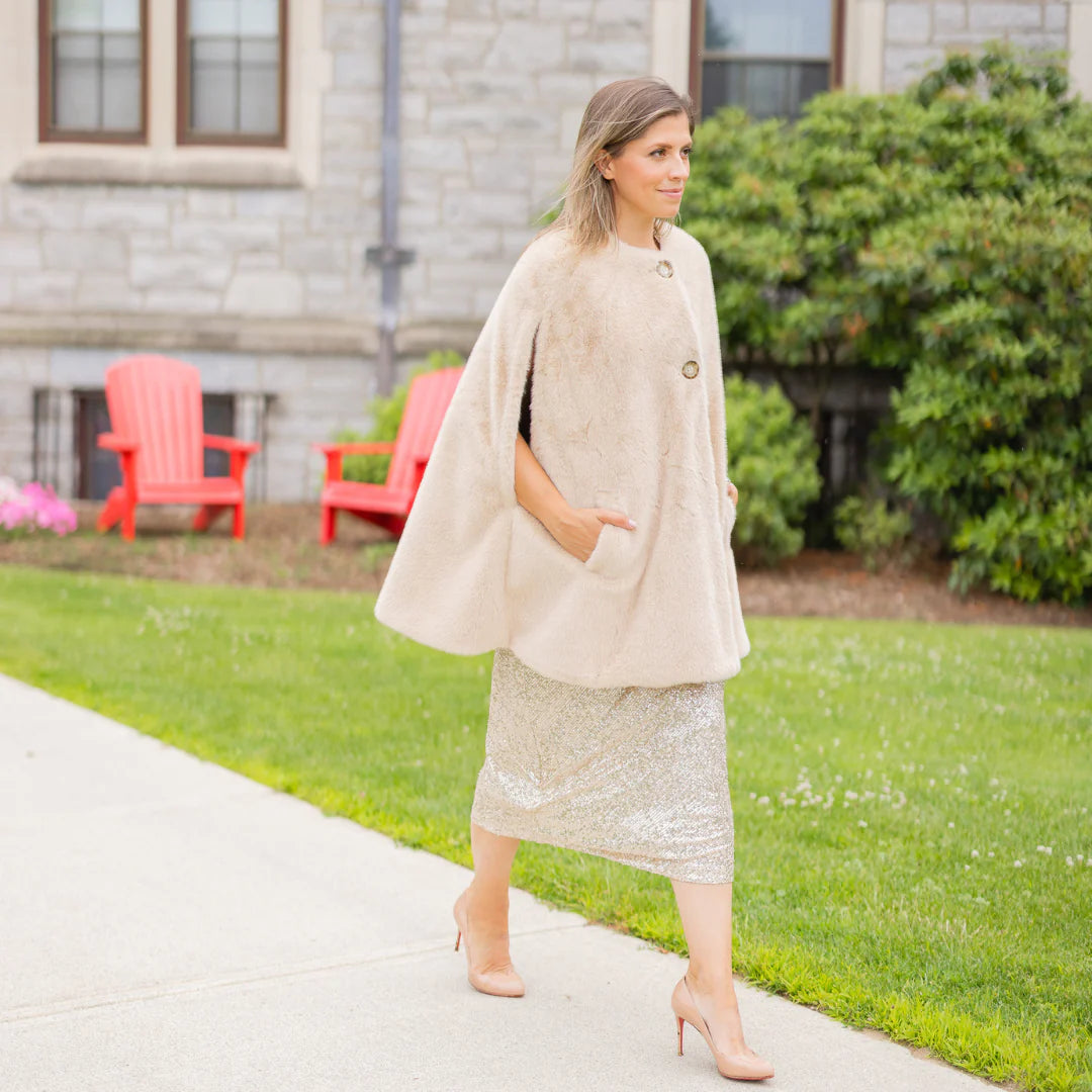 Pretty Rugged TS Luxe Camel Poncho