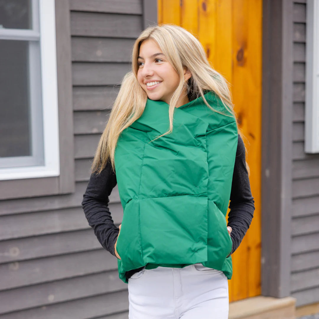 Pretty Rugged Green Waterproof Pretty Puffer Vest